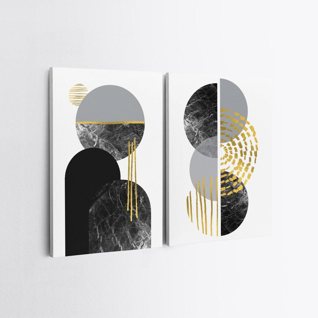 Tablou Canvas (2 bucăți) 2KNV4269, Multicolor, 110x70 cm