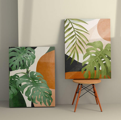 Tablou Canvas (2 bucăți) Artistic 9, Multicolor, 150x100 cm