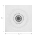 Tablou canvas 3D Circled I, Multicolor, 80x80 cm, imagine suplimentara