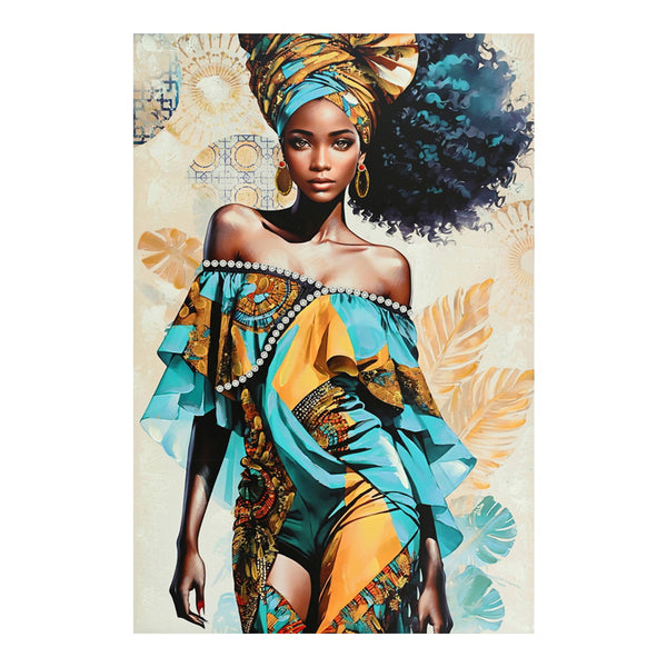 Tablou canvas 3D Georgina I, Multicolor, 80x120 cm