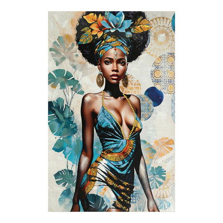 Tablou Canvas 3D Georgina, Multicolor, 80x120 cm