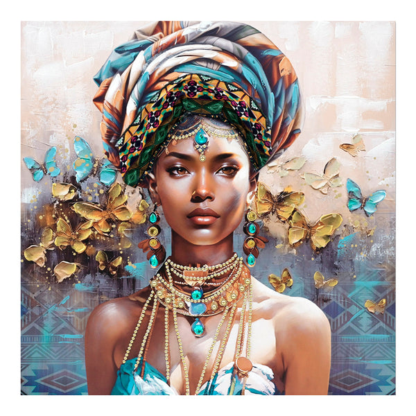 Tablou canvas Baba, Multicolor, 100x100 cm