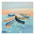 Tablou Canvas cu Barca, Pânza, 100x100 cm