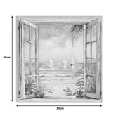 Tablou Canvas cu Efect 3D Deive I, Multicolor, 80x80 cm, imagine suplimentara