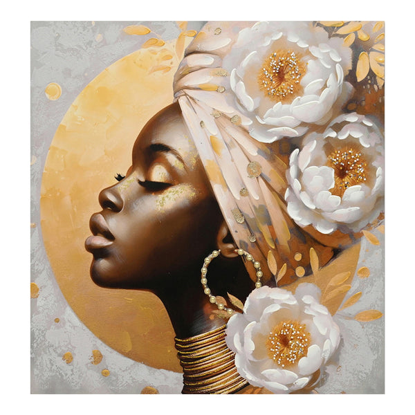Tablou Canvas cu Efect 3D Giara I, Pânza, Multicolor, 100x100 cm