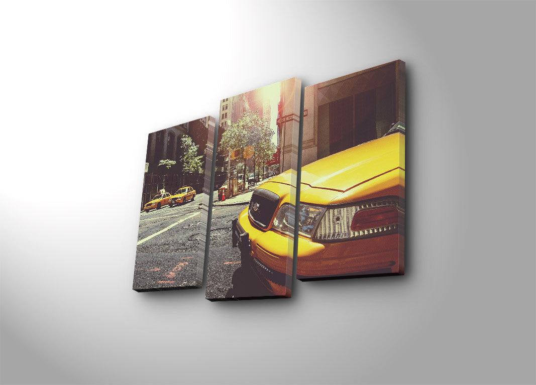 Tablou Canvas cu Led 3PATİACT, Multicolor, 66x45 cm