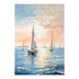 Tablou canvas cu peisaj marin Sailsy, 70x100 cm