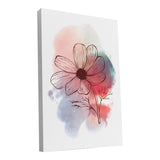 Tablou canvas cu rama Nerve, triptic, imprimeu digital, sintetic, Multicolor, 50x70 cm
