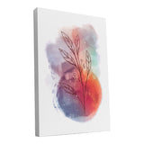 Tablou canvas cu rama Nerve, triptic, imprimeu digital, sintetic, Multicolor, 50x70 cm