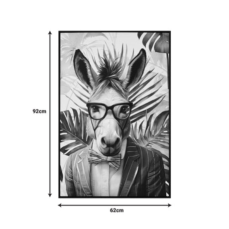 Tablou canvas decorativ Asilas, Multicolor, 62x92 cm