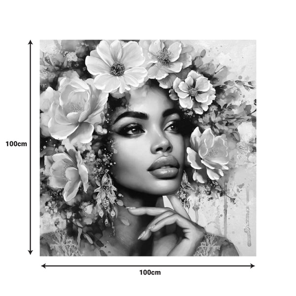 Tablou Canvas Decorativ Prima, Texturat, Multicolor, 100x100 cm