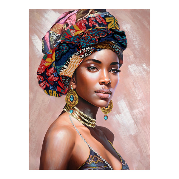 Tablou canvas Facy Africa, Multicolor, 90x120 cm