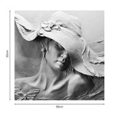 Tablou canvas Gracy, Multicolor, 50x50 cm, imagine suplimentara