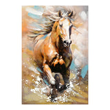 Tablou canvas Horse, Multicolor, 60x90 cm
