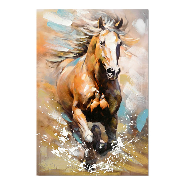 Tablou canvas Horse, Multicolor, 60x90 cm