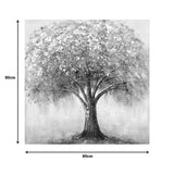 Tablou canvas Nator, Multicolor, 80x80 cm