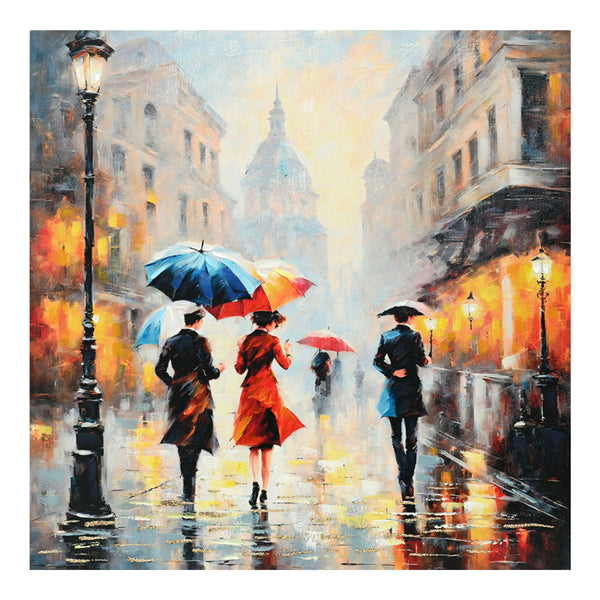 Tablou canvas Nightdream I, Multicolor, 100x100 cm