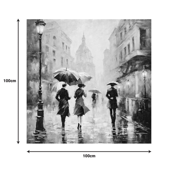 Tablou canvas Nightdream I, Multicolor, 100x100 cm