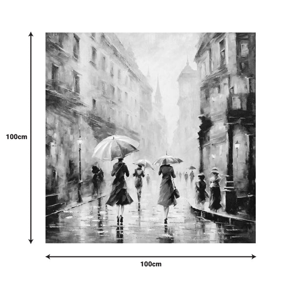 Tablou canvas Nightdream II, Multicolor, 100x100 cm
