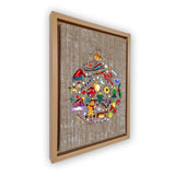 Tablou Canvas pe pânză  NLJ200872_6696, Multicolor, 97x67 cm