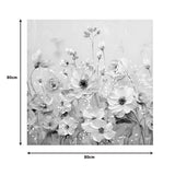 Tablou canvas Rozy I, Multicolor, 80x80 cm