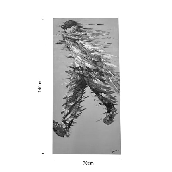 Tablou canvas Walking, Multicolor, 70x140 cm