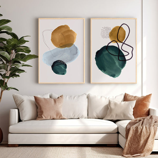Tablou Cerzen, Multicolor, 33x48 cm
