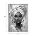 Tablou cu rama pe pânza Gazel, Pânza, Multicolor, 70x100 cm, imagine suplimentara