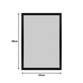 Detaliu material și finisaj pentru Tablou de canvas Wall art în frame Wavy triptyque cu digital print 33x0.3x48cm, Multicolor