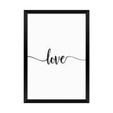 Tablou decorativ Elyrda, Lemn, Negru, 33x48 cm