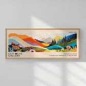 Tablou decorativ Garby, Cadru, 70x33 cm