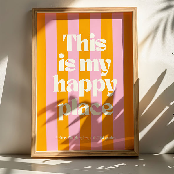 Tablou decorativ Happo, Multicolor, 50x70 cm