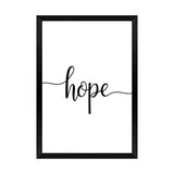 Tablou decorativ Hopy, Lemn, Negru, 33x48 cm