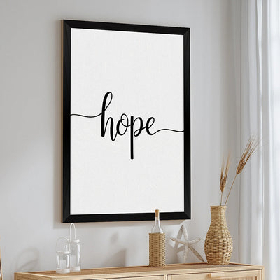 Tablou decorativ Hopy, Lemn, Negru, 33x48 cm, imagine suplimentara