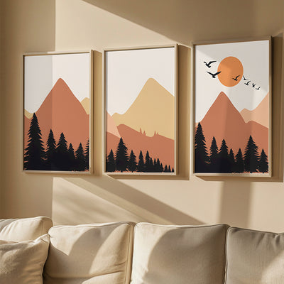 Tablou decorativ în rama Elsyn, lemn, 33x48 cm