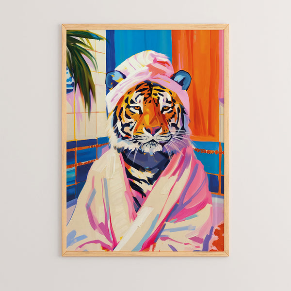 Tablou decorativ Olenth, Multicolor, 33x48 cm