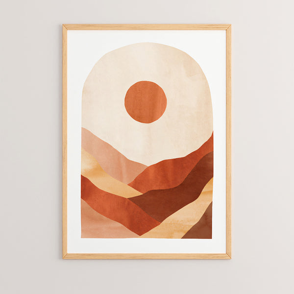 Tablou decorativ Seby, Multicolor, 33x48 cm
