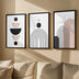 Tablou decorativ triptic Voren, Lemn, 33x48 cm