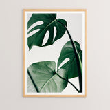 Tablou Leafy, Lemn, Multicolor, 33x48 cm