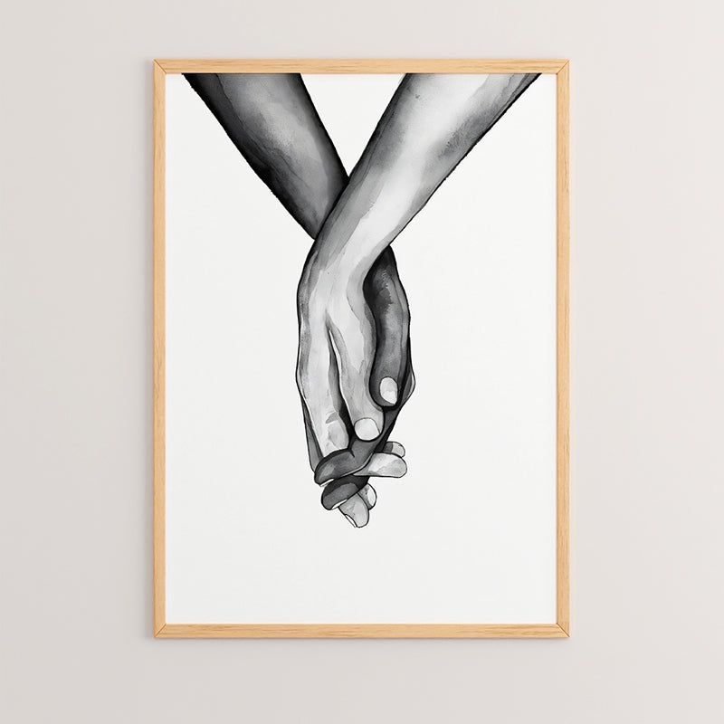 Tablou Lovely, Lemn, Multicolor, 33x48 cm