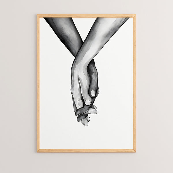 Tablou Lovely, Lemn, Multicolor, 33x48 cm