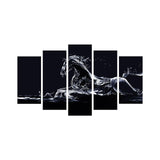 Tablou MDF ( 5 buc ) Calul Elsa, Multicolor, 60x110 cm