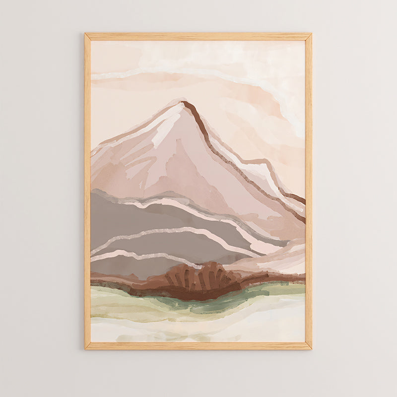 Tablou Mons, Lemn, Multicolor, 33x48 cm