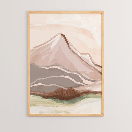 Tablou Mons, Lemn, Multicolor, 33x48 cm