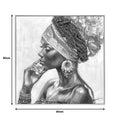 Tablou pe pânza cu efect 3D Jalo, Pânza/Carton, Multicolor, 80x80 cm, imagine suplimentara
