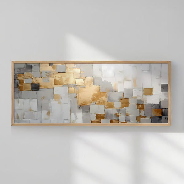 Tablou Quane, Cadru, Multicolor, 120x50 cm