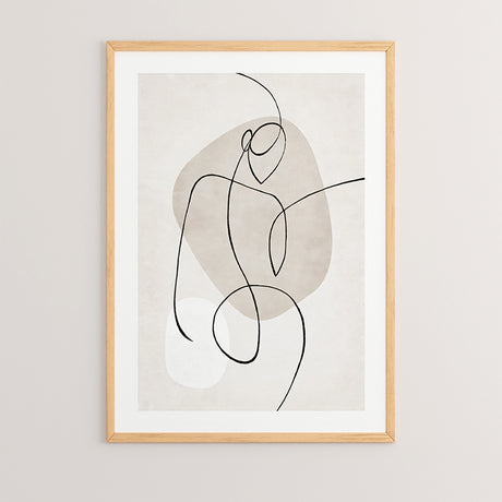 Tablou Revel, Lemn, Multicolor, 33x48 cm