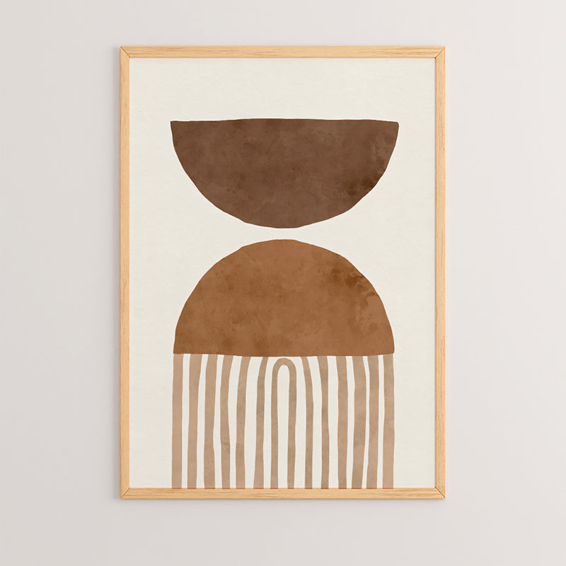 Tablou Serby, Pânză cu Ramă, Multicolor, 33x48 cm