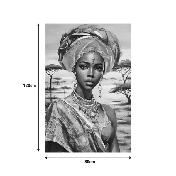 Tablou tip canvas cu efect 3D Zerbera, Multicolor, 80x120 cm
