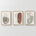 Tablou triptic Aelra, Lemn, 33x48 cm
